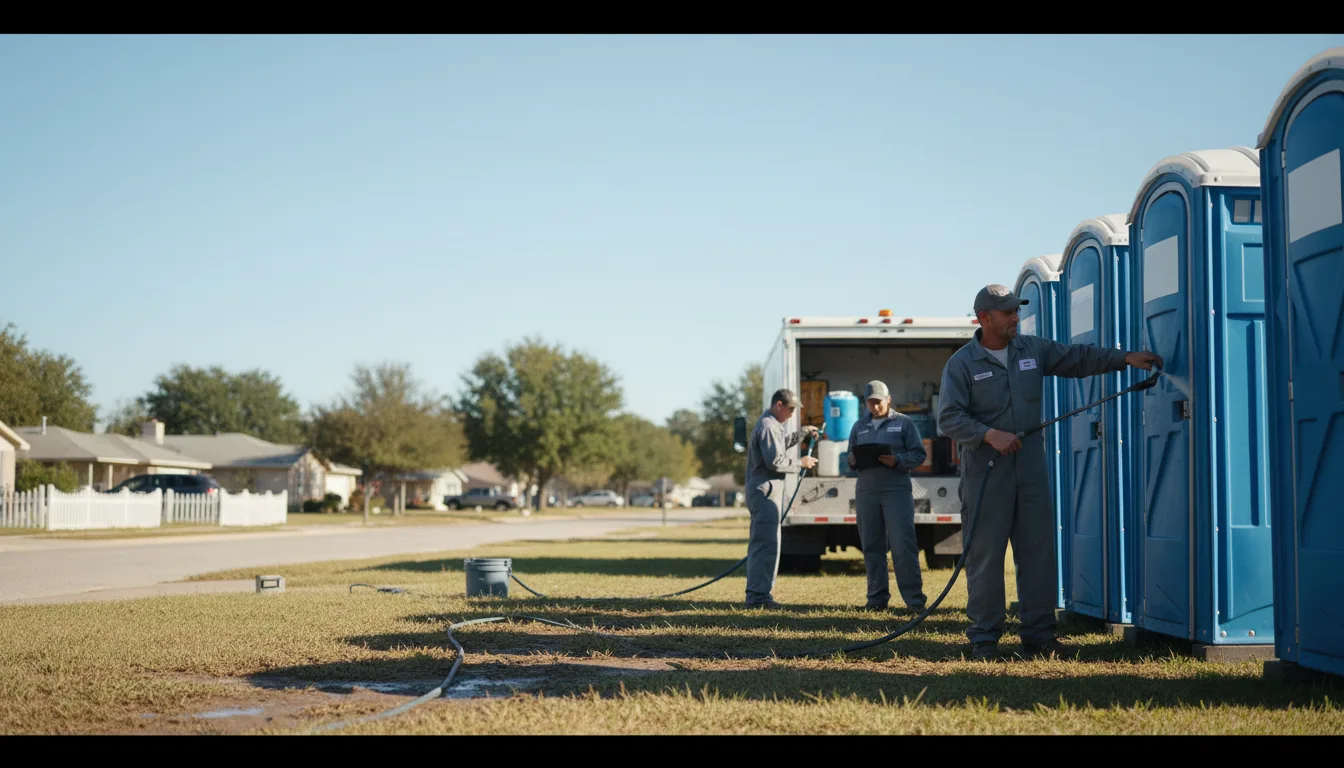 Long-Term Portable Toilet Rental in Hartford, IA near me